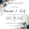 Custom Digital Wedding Invitation design