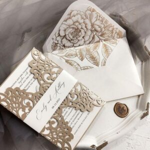 Elevate your wedding with the trendy and beautiful wedding invitation designs of 2023, browse and shop our collection now!